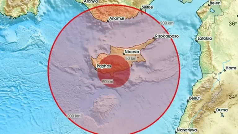 A second earthquake struck Cyprus today, with no reported casualties