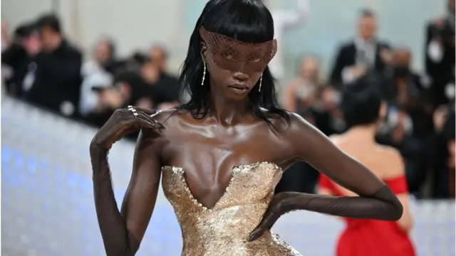 Sudanese-American model Anouk Yai