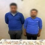 Those accused of possessing the seized items