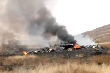 A Turkish military cargo plane crashed minutes after entering Georgian airspace