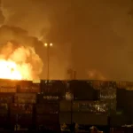 Restaurant fire in Brazil