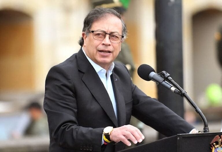 Colombian President Gustavo Petro