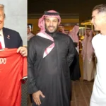 Ronaldo attends a meeting at the White House during the Saudi Crown Prince's visit