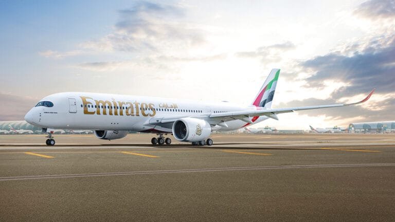 Starting January 1, 2026.. Emirates Airlines operates the A350 on all its flights to Baghdad
