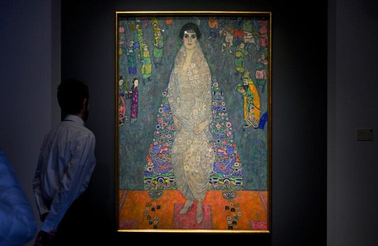 A painting by Gustav Klimt