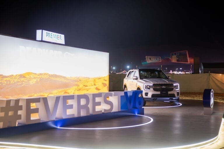 Ford unveils the 2026 Everest in Liwa, featuring an exclusive V6 engine for the Middle East, and launches the new Tremor trim.