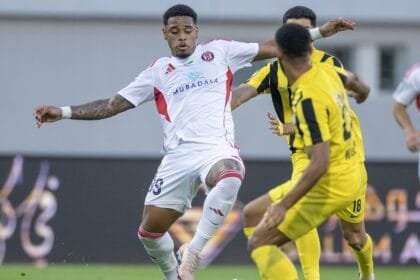 The match between Kalba and Al Jazira in the UAE league ended in a draw