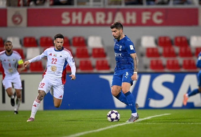الشارقة يسقط أمام الهلال السعودي في دوري أبطال آسيا للنخبة