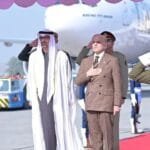 A grand reception for Mohammed bin Zayed in Islamabad: military air escort and a public holiday in the capital.