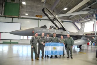Argentina receives its first F-16 fighter jets from Denmark