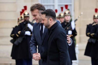 Macron and Zelenskyy spoke to discuss the Ukrainian crisis.