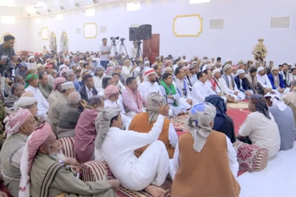 In the presence of the Transitional Council leadership: The Hadhramaut Tribal Alliance calls for unity behind the Southern Elite Forces