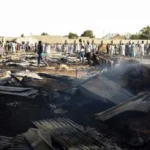 A suicide bombing kills five soldiers in northeastern Nigeria, raising concerns among security forces.