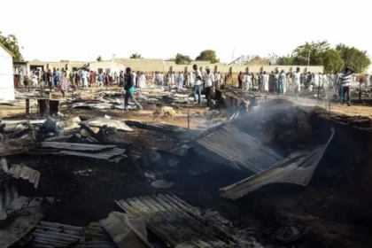 A suicide bombing kills five soldiers in northeastern Nigeria, raising concerns among security forces.