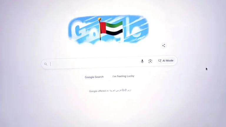 جوجل تحول شعارها للاحتفاء بعيد اتحاد الإمارات الـ 54