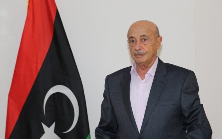 Libya: Aguila Saleh offers condolences on the death of the Chief of Staff and his companion; Parliament's government declares three days of mourning.