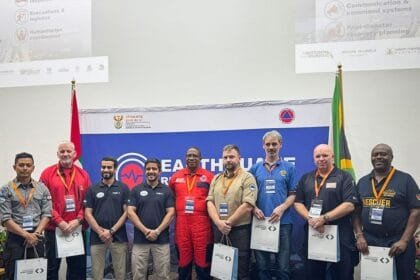 South Africa.. The UAE Search and Rescue Team concludes its participation in the "Earthquake Response" exercise