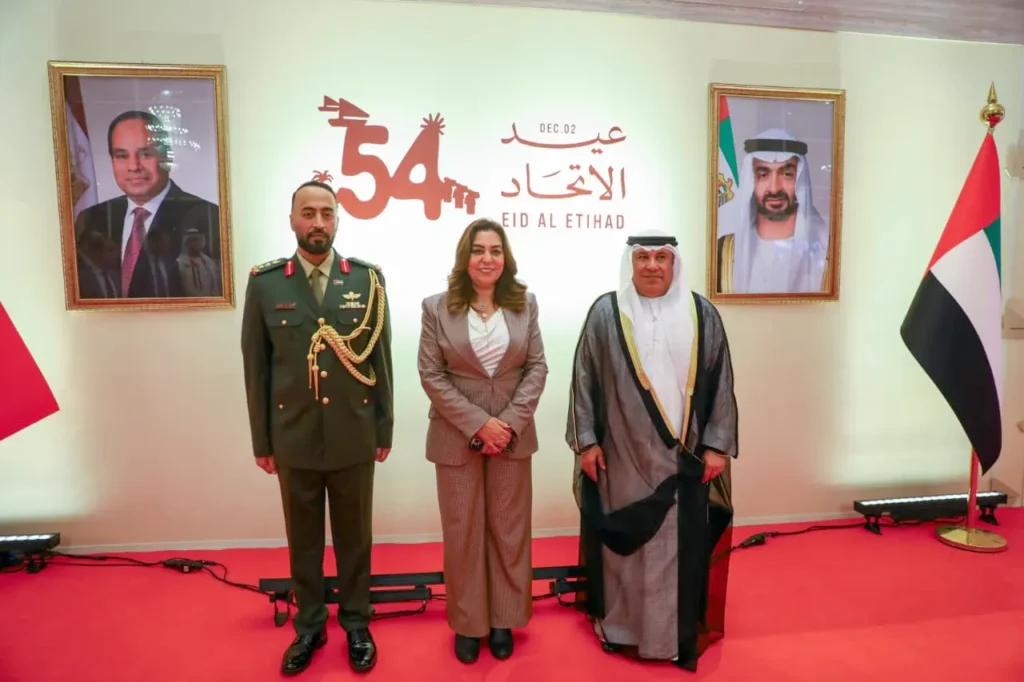 سفارة الإمارات في القاهرة تحتفل بالعيد الوطني الـ54 بحضور وزراء وسفراء وشخصيات بارزة8