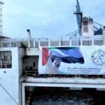 With 10 million meals... "Mohammed bin Rashid's Humanitarian Ship" sets sail from Abu Dhabi to support our brothers in Gaza