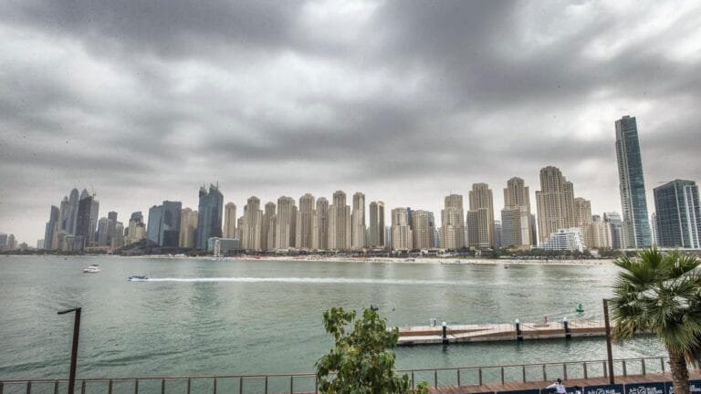 UAE weather.. The country was affected by a surface depression during the period from December 13 to 19