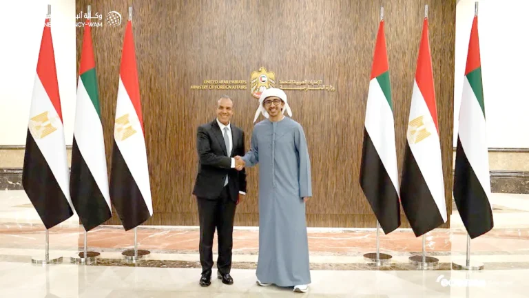 UAE: Abdullah bin Zayed meets with the Egyptian Foreign Minister