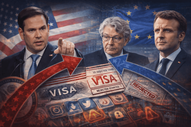 Washington imposes visa sanctions on European officials... Unprecedented tension with Brussels