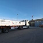 Via "The Gentleman Knight 3".. 30 tons of therapeutic and preventive supplements from Saqr Al Qasimi Foundation arrive in Gaza