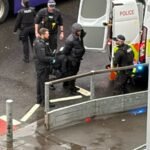 Breaking news: Video shows chaos at Heathrow Airport after pepper spray attack.