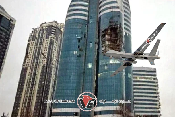 مسيرة تضرب مبنى إداريا في الشيشان وتتسبب بحريق واسع1