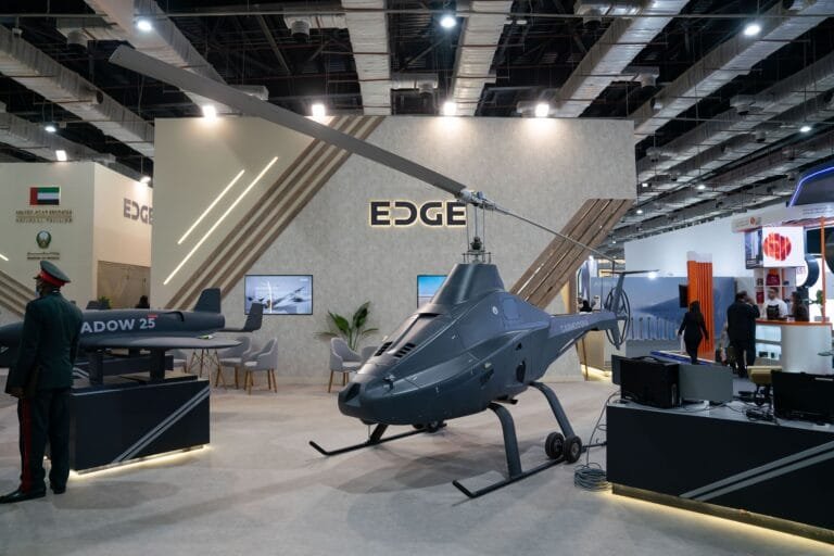 The UAE Pavilion receives senior officials at the Egyptian Defense Exhibition