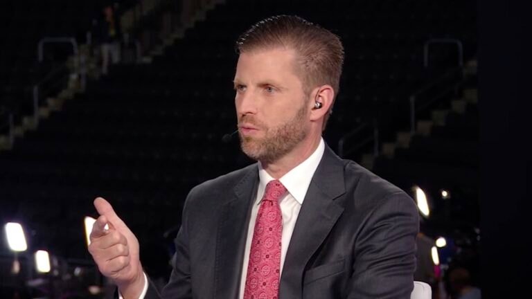 Trump Jr.: America will not bear the burden of global crises alone.