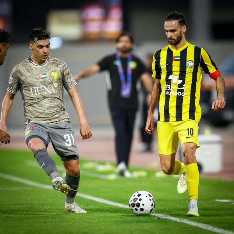The match between Kalba and Al Wasl in the UAE league ended in a draw.