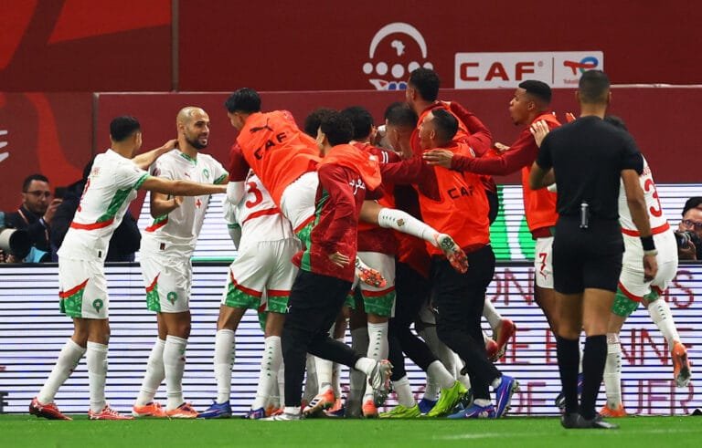 A Moroccan brace knocks out Cameroon and propels the Atlas Lions to the Africa Cup of Nations semi-finals