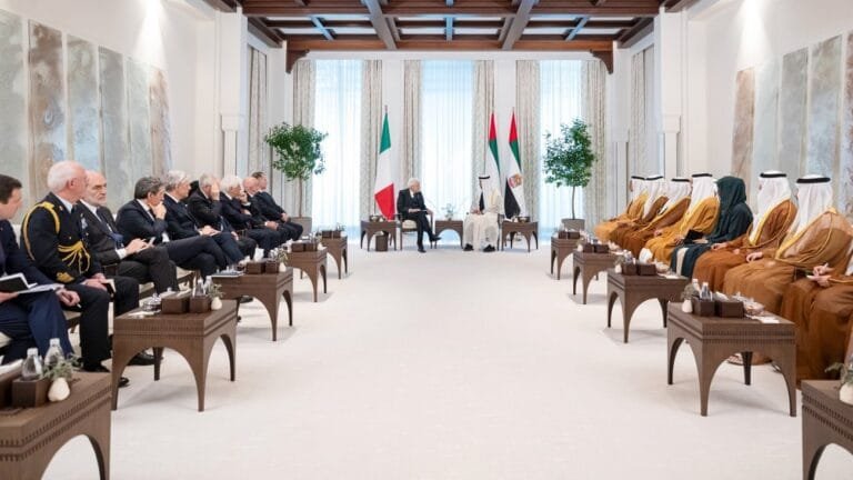 رئيس الإمارات: شراكة استراتيجية مثمرة بين الإمارات وإيطاليا