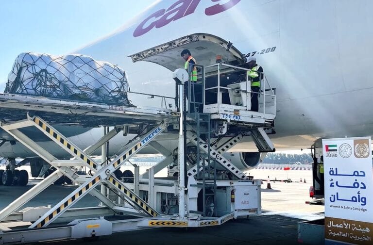 "Warmth and safety" for Gaza.. "The Noble Knight 3" campaign in cooperation with the International Charity Organization