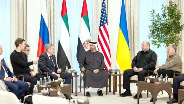 Peace talks between Russia and Ukraine conclude in Abu Dhabi