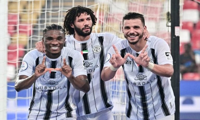 النني يقود تشكيل الجزيرة لمواجهة عجمان في الدوري الإماراتي