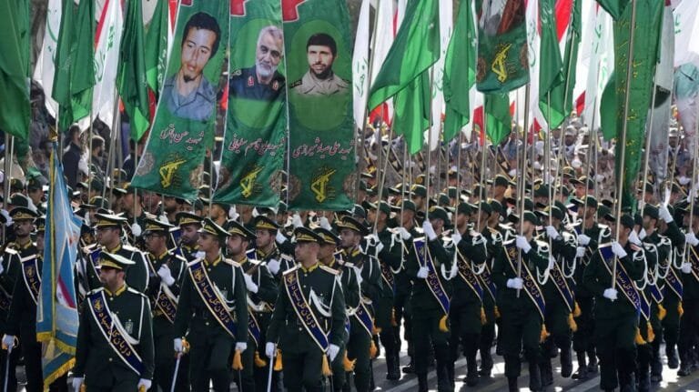 Iran's Revolutionary Guard announces it has foiled a plot by 10 intelligence agencies targeting "the existence of the state".