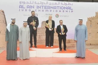 "Emirates Judo" Youth Champion at Al Ain International Open