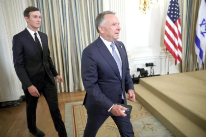 US envoys Steve Wittkopf, special envoy, and Jared Kushner