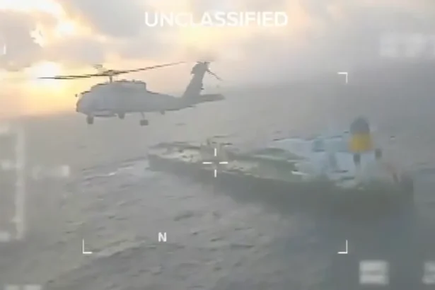 The United States has seized an oil tanker linked to Venezuela ahead of a meeting between Trump and the opposition leader.