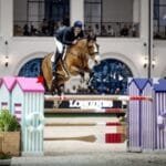 International Sailing Show Jumping.. 150 male and female riders compete in the tournament