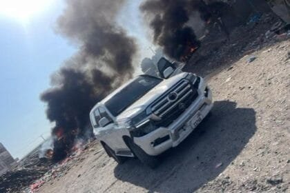 خاص نجاة القيادي بالعمالقة حمدي شكري من محاولة اغتيال بسيارة مفخخة