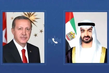 The President of the UAE and the Turkish President discuss regional developments
