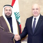 رئيس لبنان جوزاف عون ووخارجية قطر محمد الخليفي