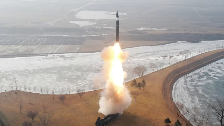 Pyongyang escalates military tensions by testing a medium-range ballistic missile.