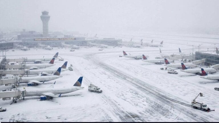 Deadly snow and fierce winds sweep across America: 11 dead and a million without power