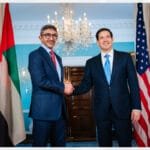 عبدالله بن زايد يبحث هاتفيا مع وزير الخارجية الأمريكي تطورات الأوضاع في غزة والسودان