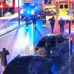 Chaos and panic at a Swiss ski resort after a sudden explosion during New Year's celebrations