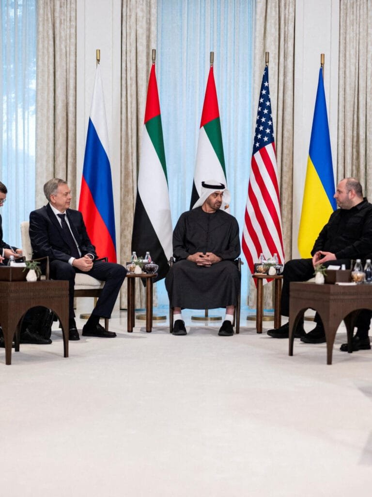 A US official says the next round of Russia-Ukraine talks will be held Sunday in Abu Dhabi